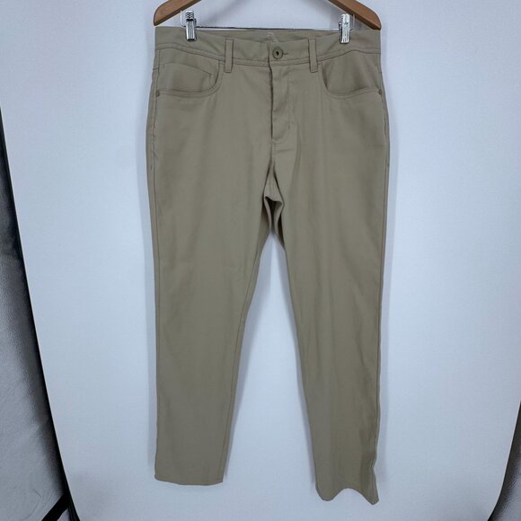 Tommy Bahama Mens Performance Pants Size 34X32 Tan Golf Chino Stretch Comfort - Picture 3 of 8